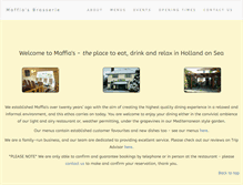 Tablet Screenshot of maffias.co.uk